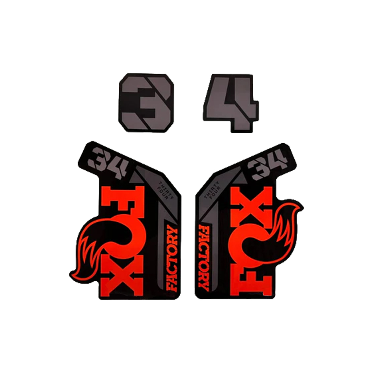 Fxpt Decal Kit F-S 34 S-Blk Org Logo 2022